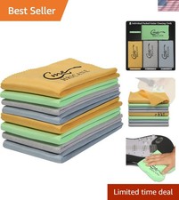 Guitar Cloths Ultrafine fiber suede 8-Pack 12"x12" Plush Polishing Cloths for...