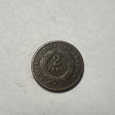 1866 Two Cent Piece- Ready to ship- 2204