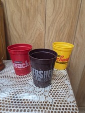 VTG HERSHEY S CANDY PLASTIC CUPS MILK CHOCOLA...