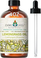 EVOKE OCCU Lemongrass Essential Oils 4 FL Oz, Natural Aromatherapy Oil for Diff