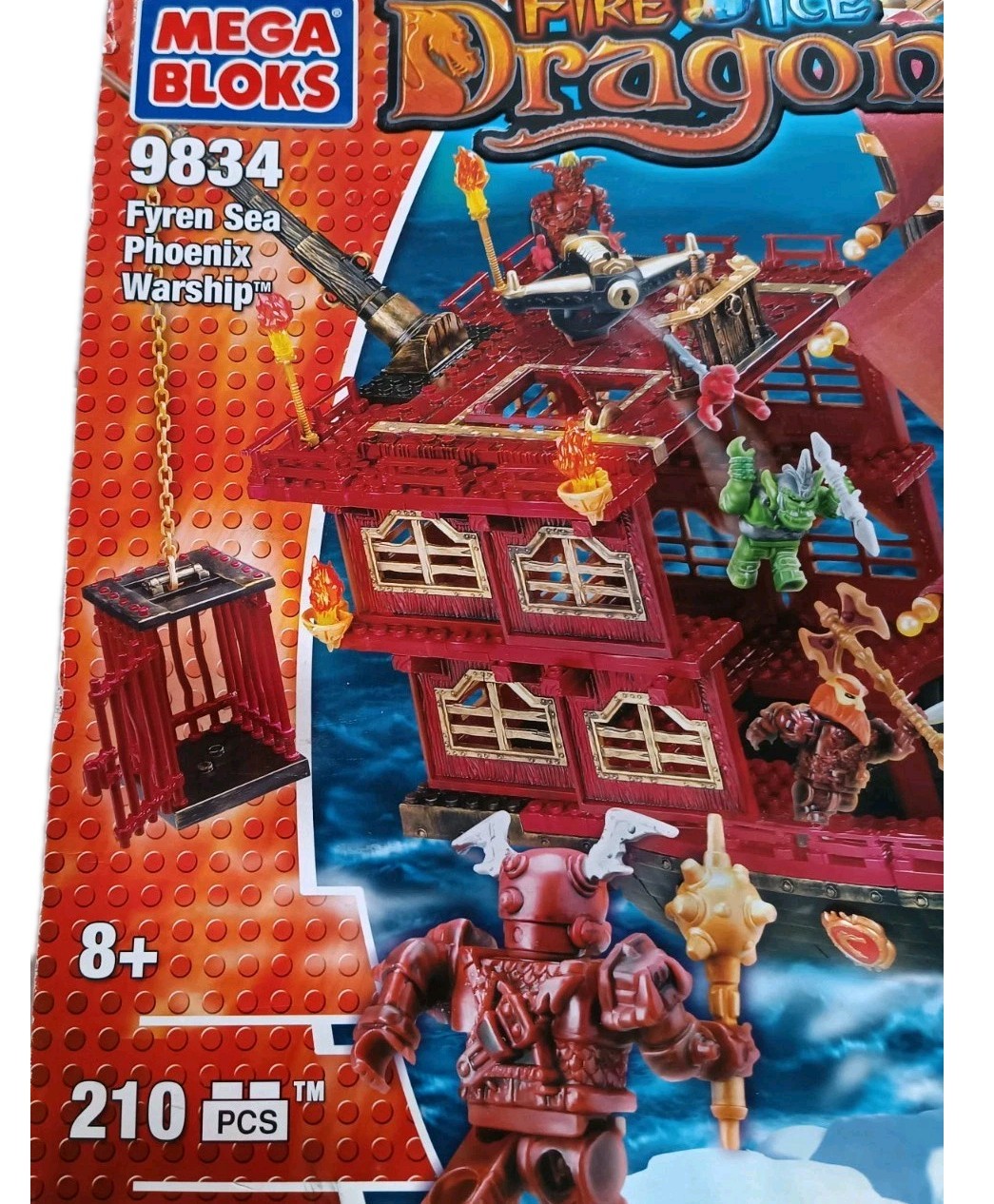 Mega Bloks Dragons Fire & Ice Vorgan Ice Fang