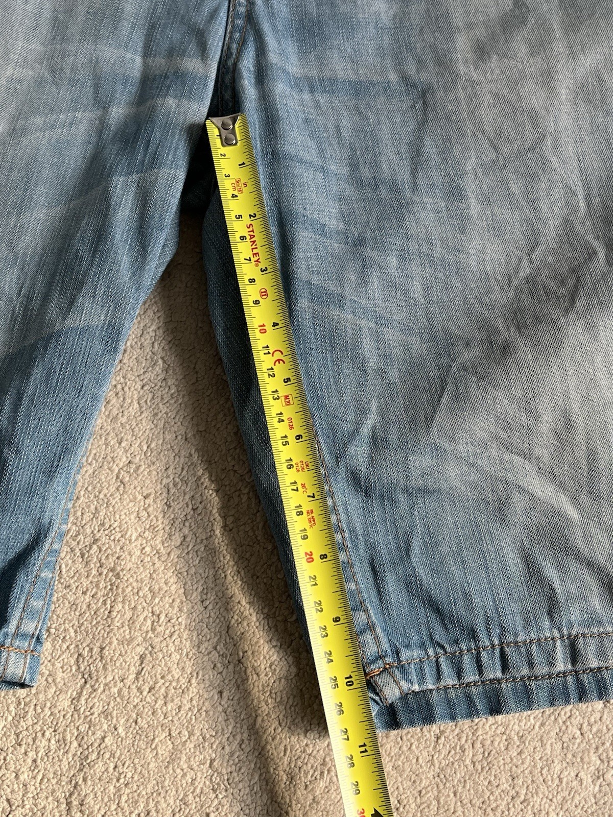 Prada Denim Blue Bermuda Shorts Size Waist 34” Mens Shorts thumbnail 13