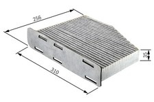 Filtre d'habitacle Mercedes 609