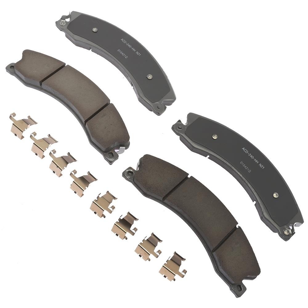 Front Ceramic Brake Pads Kit ACDelco for Chevy Silverado GMC Sierra 2500 3500 HD