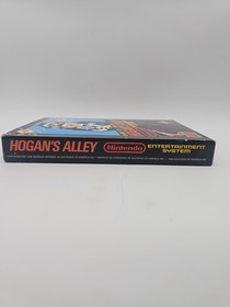 Hogan's Alley Nintendo NES Complete in Box CIB Black Box Hangtab TESTED &WORKING