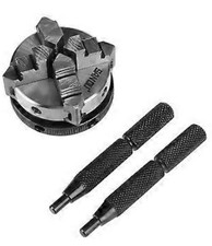 Mini 4-Jaw Reversible Lathe Chuck M14 Thread 50mm Self-Centering High Hardness