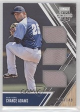 2017 Panini Elite Extra Edition Triple Materials Silver 123/149 Chance Adams 2p1