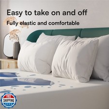 Niagara King Waterproof Mattress Protector 78x80 Deep Pocket Noiseless Cover