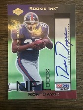 2000 Collector's Edge Rookie Ink Ron Dayne Auto RC Card # RD 12/37. rookie card picture