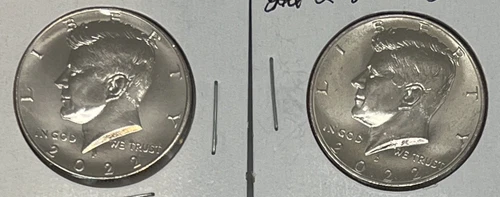 2022 P&D President Kennedy Half Dollar Fifty Cents - Uncirculated