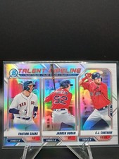 2021 Bowman - Talent Pipeline Triston Casas, Jarren Duran, C.J. Chatham #TP-BOS