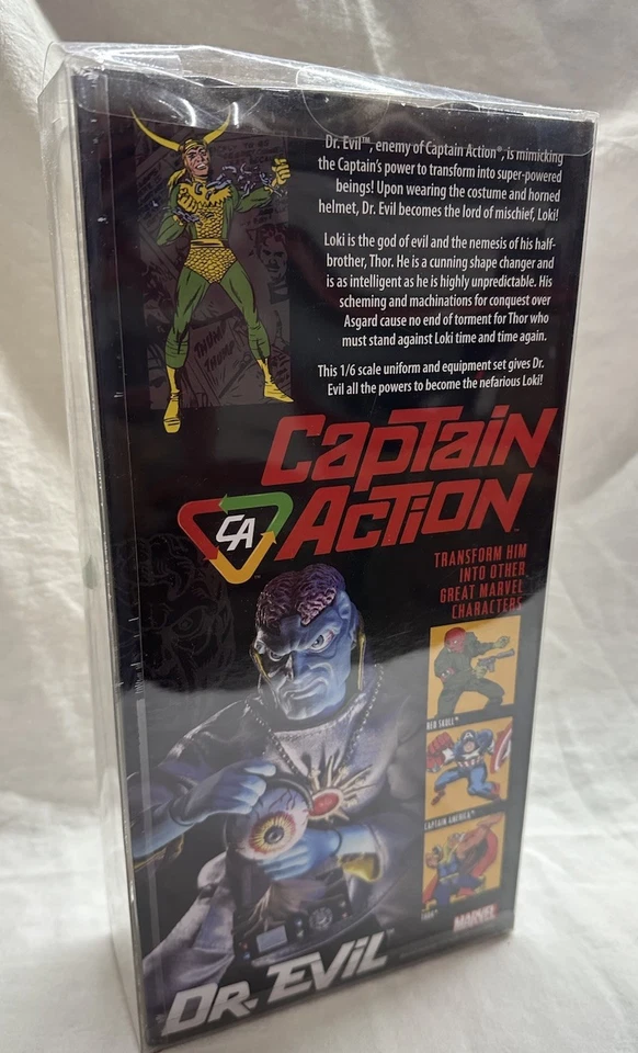 "Disfraz Loki Figura Uniforme Equipo Set Ronda 2 Marvel Capitán Acción Nuevo en Caja 12""" Foto 3 de 4