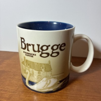 Starbucks BRUGGE Belgium Global Icon Collector City Series Coffee Mug 16oz 2013 