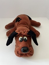 Vintage 1980's 17" plush Tonka Pound Puppy Brown with black spots