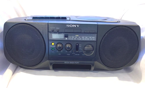 Vtg Sony Boombox cfd-v30 Radio Cassette CD Player Tested Works