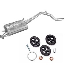 Endschalldämpfer Auspuff für Subaru Justy III G3X von12/03bis08/07+ Montage Neu