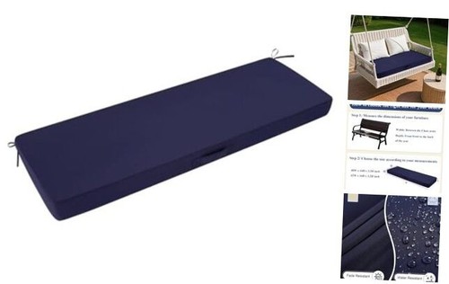 Outdoor Bench Cushions 3.2 Inch Thick High-Density Bench Cushion, Waterproof