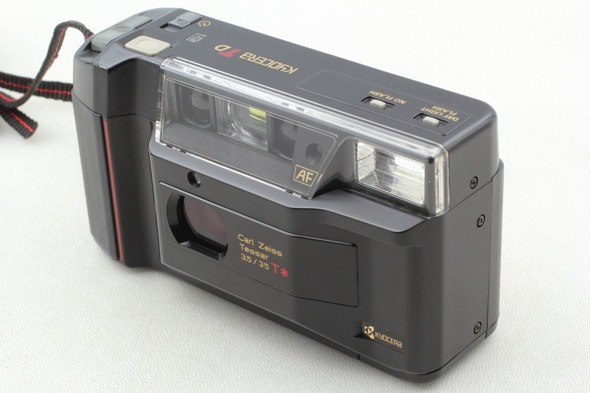 N MINT w/Strap] Kyocera TD Yashica T2D Carl Zeiss Tessar 35mm Film