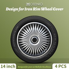 Wheel Covers For Iron 14 Inch Rim Hubcaps 4pcs Blade Hubcap Abs Wheel Rim Covers
