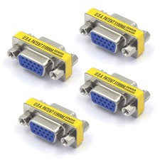 Vga Adapter Female To Female Svga Coupler Hd15 Mini Gender Changer Vga Cable Ext