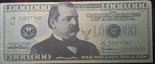 Vintage $1,000,000 One Million Dollars Rutherford B Hayes Novelty  Bill