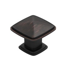 10 Pack Cabinet Knobs Oil Rubbed Bronze Drawer Knobs Square Kitchen Hardware ...