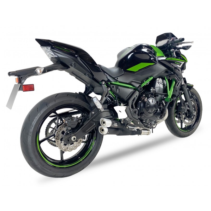 Exhaust System IXIL Dual Hyperlow Black XL Kawasaki Z 650 Ninja 21