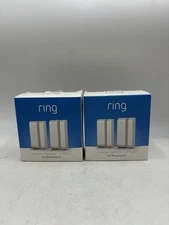Ring Contact Sensor 2-Pack - White for Ring Alarm | New Open Box (Lot of 4)