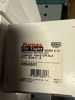49SAS01 - Siemens 49S Series Selector Switch Hand-Off-Auto, Flush Mount, NEMA 1,