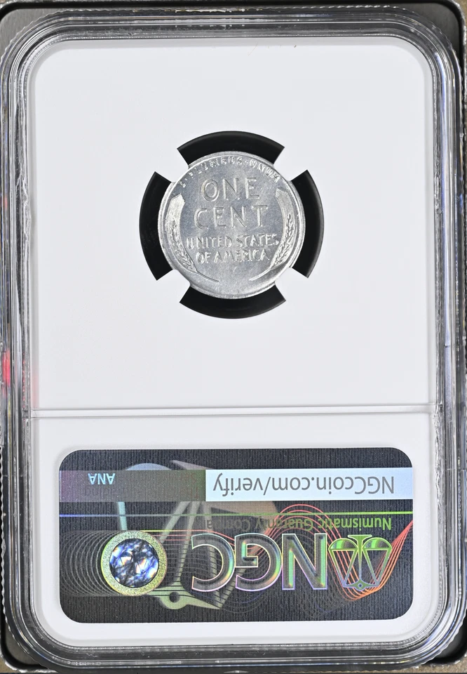:1943-S 1C LINCOLN STEEL CENT NGC MS67 BRIGHT & SHINING RARITY R2 HIGHEST GRADES - Image 2 of 2