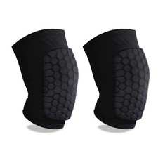 1 Pair Honeycomb Padding Knee Compression Pads Sleeves Basketball Volleyball