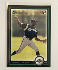 Lorenzo Cain 2010 Bowman Draft Picks & Prospects #BDP56 Rookie Card RC Royals. rookie card picture