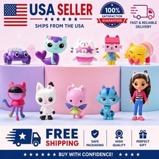 10pcs/set Gabby's Dollhouse Action Figure Cute Doll Collection Model Toys