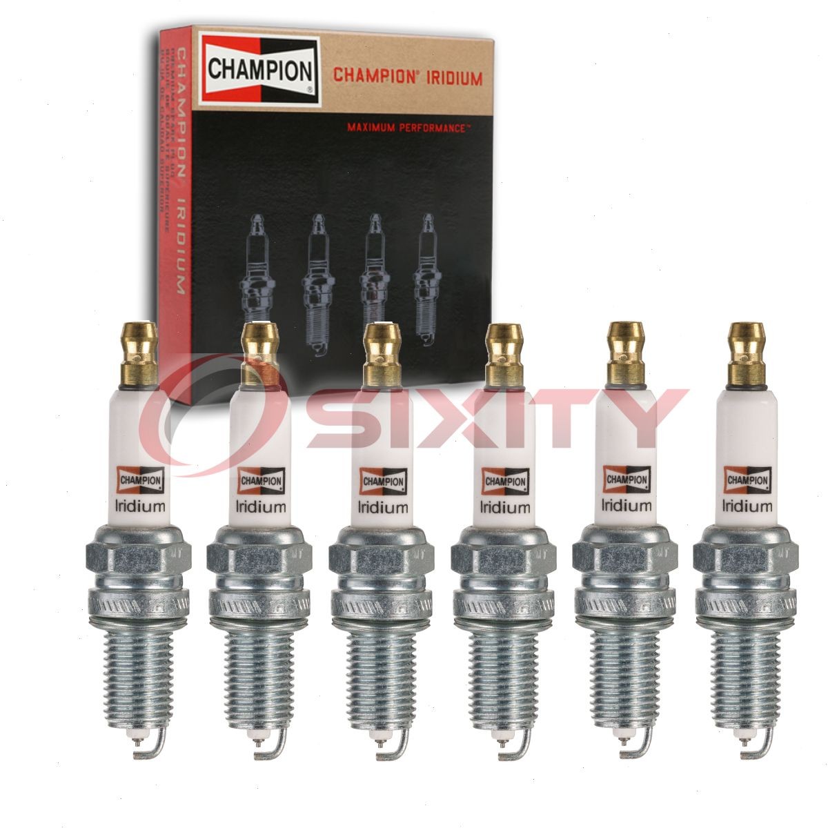 6 pc Champion Iridium Spark Plugs for 2001-2002 BMW Z3 3.2L L6 Ignition ui