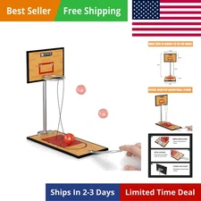 GYSH Mini Desktop Basketball Hoop for Office,Tiny Tabletop Basketball Game To...