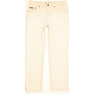 Lee Herren Jeans Beige Straight Regular W34 L30 (108026)