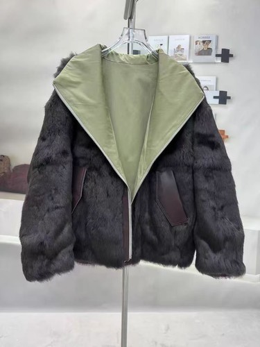 Korean Womens New Coat Parka Winter Thicken Fur Lining Warm Zipper Short Jackets - Picture 11 of 23