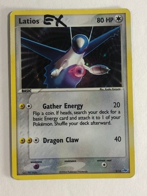 Pokemon TCG EX Trainer Kit 1: Latias & Latios Holographic Latios 2/10 Heavy PL
