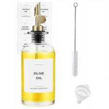 Olive Oil Glass Oil Bottle and Leak Soil Glass Oil Kitchen K9V47607