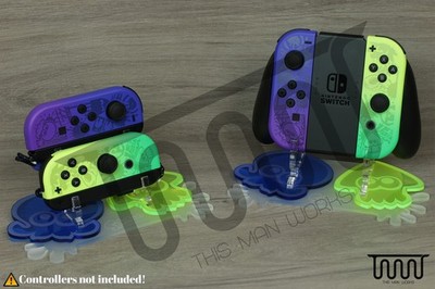 Acryl Display Ständer für Nintendo Switch Joy-Con Controller Splatoon 3 Edition