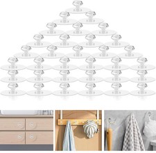 50pcs Stick on Knobs for Cabinets and Drawers, Small Knobs for Jewelry Box, S...