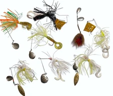 Assorted Fishing Spinnerbaits Spinner Bait Lures Lure