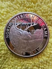 American Big Game Whitetail Deer 1 Troy Ounce Fine Silver 999 Round BU (NUM7887)