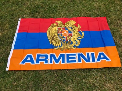 SKY FLAG Armenia National Emblem flag 90*150CM polyester hanging Armenia Nationa