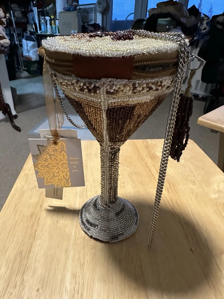 Bolso de mano Martini espresso con cuentas virales Foto 3 de 3