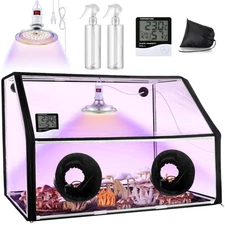 Large Still Air Box Mushroom Grow Tent, 30x20x20 in Mycology Fume Hood Propag...