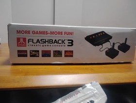 Atari Flashback 3 Console 60 Built-In Games 2 Controllers NTSC Composite RCA
