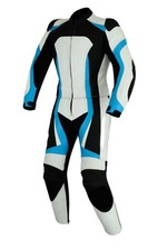 Men’s Motorcycle Leather Racing Suit 1 Piece CE Armoured Motorbike UK