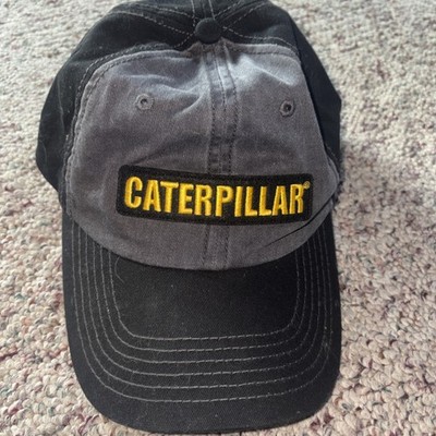Caterpillar Adjustable Black and Gray Hat Cap