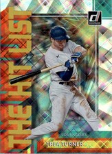 2022 Donruss The Hit List Diamond #1 Trea Turner - NM-MT